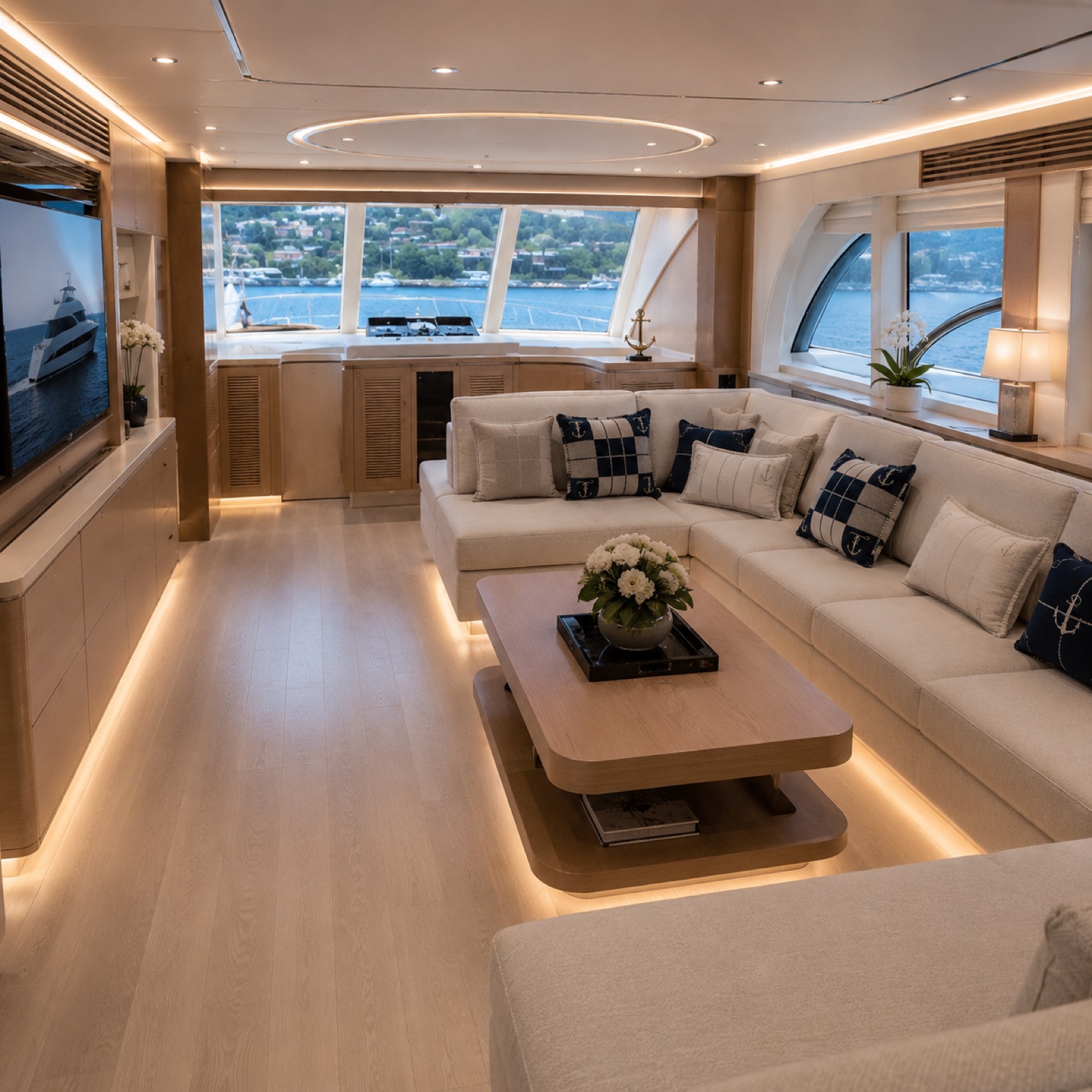 Yacht après préparation premium